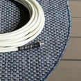 thumbnail image 4 of Safavieh Courtyard Finnian Solid Indoor/Outdoor Area Rug, Navy/Gray, 5'3" x 7'6" Oval, 4 of 14