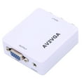 thumbnail image 5 of Mini AV to VGA 1920x1080 Adapter Transverter HD Video Converter for PC Laptop DVD, 5 of 8
