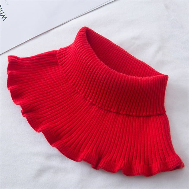 Foulard pour Femmes Col Roulé Dickey Collier Tricoté Colliers Détachables Faux Col Roulé Dickey Collier pour Femmes Filles Foulard