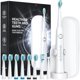 thumbnail image 1 of wonima02 Electric Toothbrush with Travel Case, Sonic Toothbrush for Adults with 8 Brush Heads for 2-Year Use, 40000 VPM Deep Clean Rechargeable Toothbrushes Last 30 Days with 5 Modes White, 1 of 1