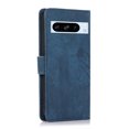thumbnail image 5 of Nalacover Slim Wallet Case for Google Pixel 8 Pro, for Women Men, Embossed Pattern PU Leather Shockproof Magnetic Clasp Credit Card Slots Flip Kickstand Phone Case+Wrist Strap,Blue, 5 of 7