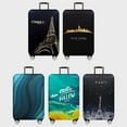 thumbnail image 4 of HEVIRGO Flower Print Elastic Dust Proof Travel Suitcase Luggage Protective Cover Case, 4 of 10