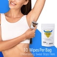 thumbnail image 4 of Sweat Shield Ultra Antiperspirant Wipes. Stop All Sweating & Odor For Up To 7 Days With Each Wipe. Dermatologist Recommended, 4 of 5