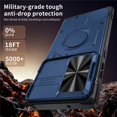 thumbnail image 6 of Military Grade Shockproof Case for Samsung Galaxy S23 Ultra 5G, Built-in N52 Magnetic Ring, Slide Camera Lens Cover, Rugged Heavy Duty Protective Phone Case, 6 of 8