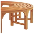 thumbnail image 5 of vidaXL Tree Bench 2 pcs Natural 160 x 80 x 45cm Solid Eucalyptus Wood, 5 of 6