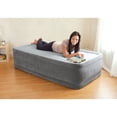 thumbnail image 2 of Intex 64411ED Comfort colch&oacute;n de Aire Elevado de Felpa Dura-Beam con Bomba el&eacute;ctrica Interna, Altura de la Cama de 18 Pulgadas, Doble, 2 of 9