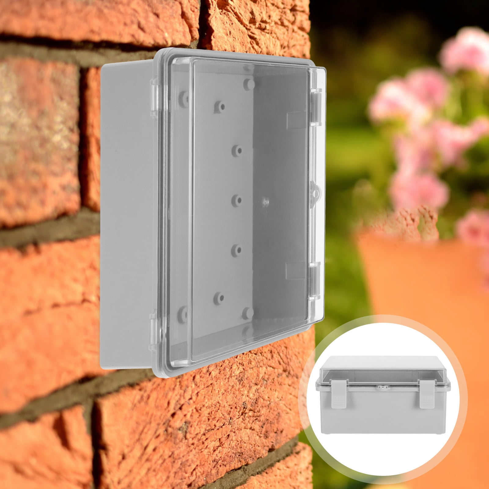 DINHEAROM Weatherproof Plastic Junction Box, Easy Wiring and Reliable, 2Pcs