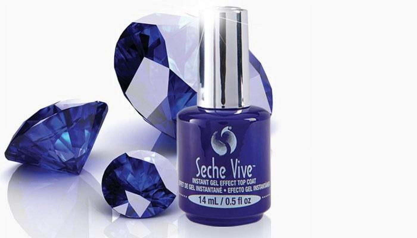 (6 Pack) SECHE Vive Instant Gel Effect Top Coat