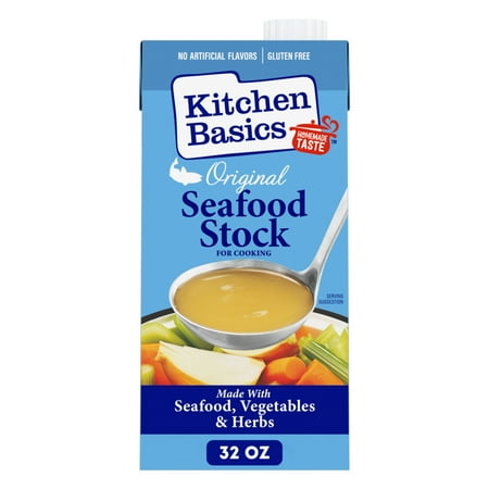 Kitchen Basics Original Seafood Stock 32 oz Carton Kitchen Basics Original Seafood Stock 32 oz Carton