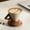 multicolour#878š„, variant on Modern Conical Coffee Mug with Wooden Handle & Base | Frosted Ceramic, Heat-Insulated, Single Cup