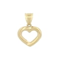 thumbnail image 1 of Dije Corazón Contorno Casa del Anillo ORO SÓLIDO 10K amarillo 00, 1 of 4