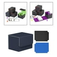 thumbnail image 2 of DYNWAVECA Card Deck Box Organizer Magnetics Closure Durable Standard Sports Cards Case Blue, 2 of 10