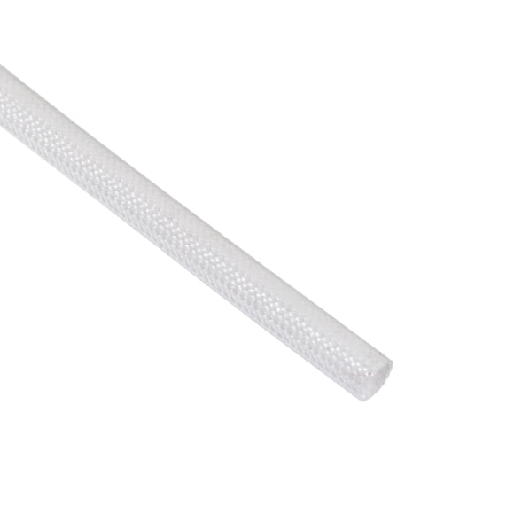 Unique Bargains Fiberglass Insulation Retardant Self-extinguishing Sleeving 5mmx5M RoHS White