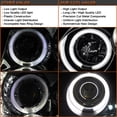 thumbnail image 2 of AKKON - For 10-14 Ford Mustang Sport Coupe Chrome CCFL Ring DRL LED Design Projector Headlights Replacement Pair, 2 of 3