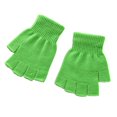thumbnail image 1 of 1 Pair Half-finger Gloves High Elastic Comfortable Lint Free Anti-slip Windproof Winter Gloves for Riding, 1 of 10