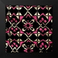 thumbnail image 2 of Grey, Jace 12x12 Black Modern Framed Museum Art Print Titled - Quilt Native, 2 of 5