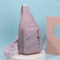 thumbnail image 2 of TIEVOSA Sac pour Femmes Peut Tre Relié avec Câble de Données USB Sac Messager Sac de Poitrine Décontracté Sac à Dos Grande Capacité, 2 of 5