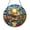 Acrylic 3.5 Inch, variant on Desert Sunset Butterfly Stained Glass Style Suncatcher, Cactus Window Hanging for Nature Lovers and Home Decorng