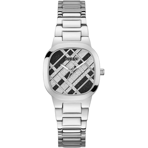 GUESS Women's 32mm Watch - Silver Bracelet Multi Dial Silver Case #GW0600L1