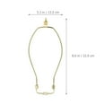 thumbnail image 2 of Table Light Horn Frame DIY Floor Light Bracket Creative Lampshade Accessory, 2 of 9
