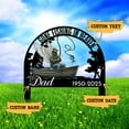 thumbnail image 3 of Fishing In Heaven Memorial Grave Marker – Personalized Garden Stake for Dad – Custom In Memory Fisherman Plaque, Outdoor Cemetery Decor, Father’s Day Sympathy Gift (20 inches), 3 of 10
