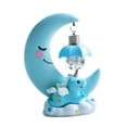thumbnail image 1 of Lámpara de noche LED con forma de luna de dibujos animados, de resina, para guardería de bebés, adorno para mesita de noche, regalo para niños, juguete, 1 of 4