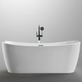 thumbnail image 5 of Bellaterra Home BA7526 67 in. Arles Freestanding Bathtub, White, 5 of 6