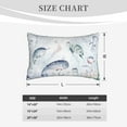 thumbnail image 6 of Daiia Sea Animals Bedding Waterproof Pillow Protector Zippered Queen – Bed Bug Proof Pillow Encasement-14"x20", 6 of 9