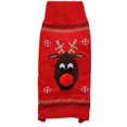 thumbnail image 2 of Christmas Jumper for Dogs and Cats with Red Nose L, 2 of 5