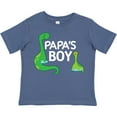 thumbnail image 3 of Inktastic Papa's Boy Grandson Boys Toddler T-Shirt, 3 of 5