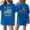 Blue, variant on 250 Years We The People Semiquincentennial 1776 2026 Oversized Short Sleeve T Shirt American Flag Print Top Black L
