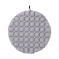 thumbnail image 1 of Cojín de asiento inflable, cómodo asiento plegable de inflado rápido, tapete para asiento de automóvil Gris, 1 of 8