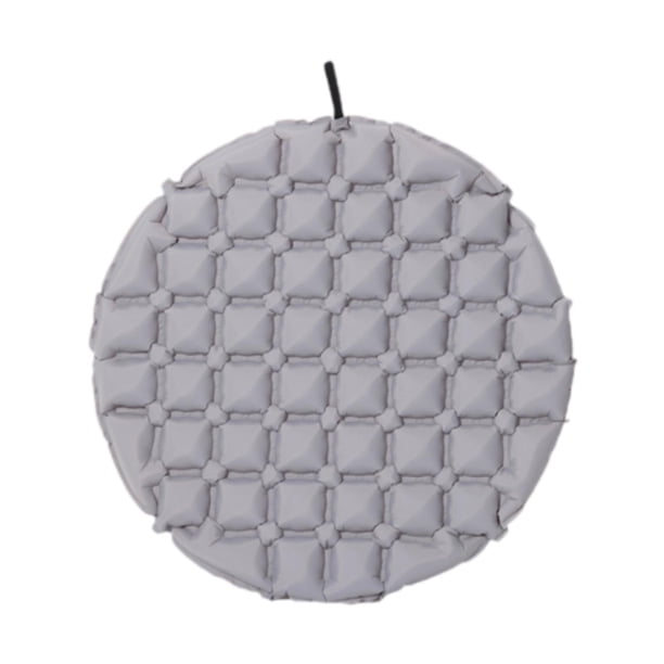 Cojín de asiento inflable, cómodo asiento plegable de inflado rápido, tapete para asiento de automóvil Gris