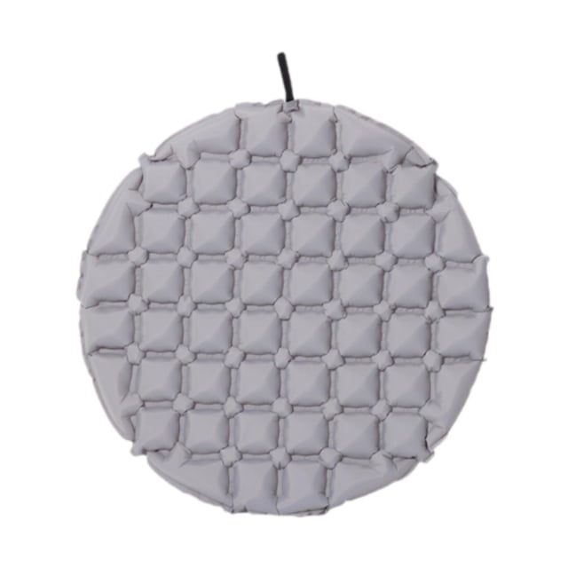 Cojín de asiento inflable, cómodo asiento plegable de inflado rápido, tapete para asiento de automóvil Gris