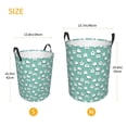 thumbnail image 3 of Sikiie Cute Sheeps Print Round Dirty Clothes Basket, Waterproof Standing Foldable Storage Basket, for Laundry Room, Bedroom, Bathroom Storage-Small, 3 of 6
