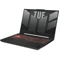 thumbnail image 2 of ASUS TUF Gaming A15 (2023) Gaming Laptop, 15.6" FHD 144Hz, 100% sRGB Display, GeForce RTX 4060, AMD Ryzen 9 7940HS, 16GB DDR5, 512GB PCIe SSD, Wi-Fi 6, Windows 11, FA507XV-BS93, 2 of 7
