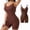 Coffee UBack, variant on Women Slimming Bodysuits Shapewear Tops Tummy Control Body Shaper Spaghetti Strap Camisole Leotards Bodycon Jumpsuit