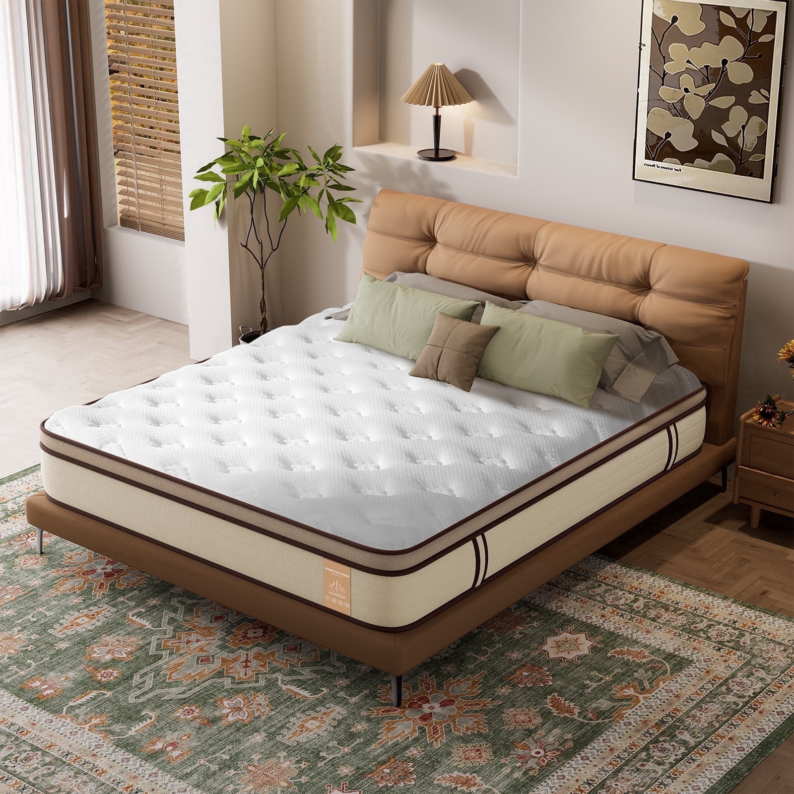 NNSNG 12" Twin Mattress in a Box,Memory Foam Mattress with Motion Isolation, Medium Firm, Pressure Relief for Bedroom,White