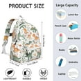 thumbnail image 6 of Cute Dinosaur Pattern Backpack for School,Cute School Bag,Schoolbag with Adjustable Shoulder Straps & Padded Back,13.4"x11"x4.7", 6 of 6
