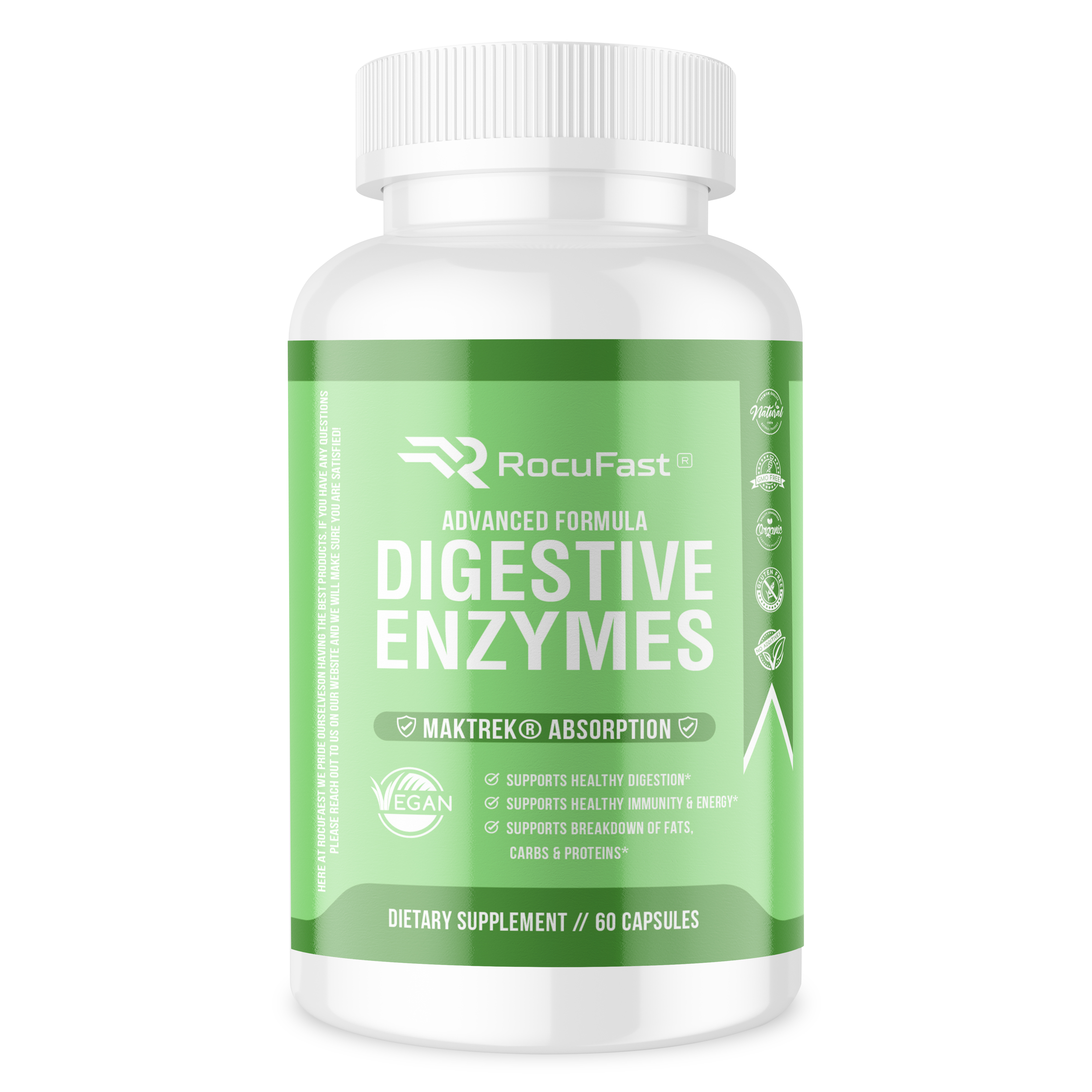 Digestive Enzymes Plus Prebiotics & Probiotics Natural Support for