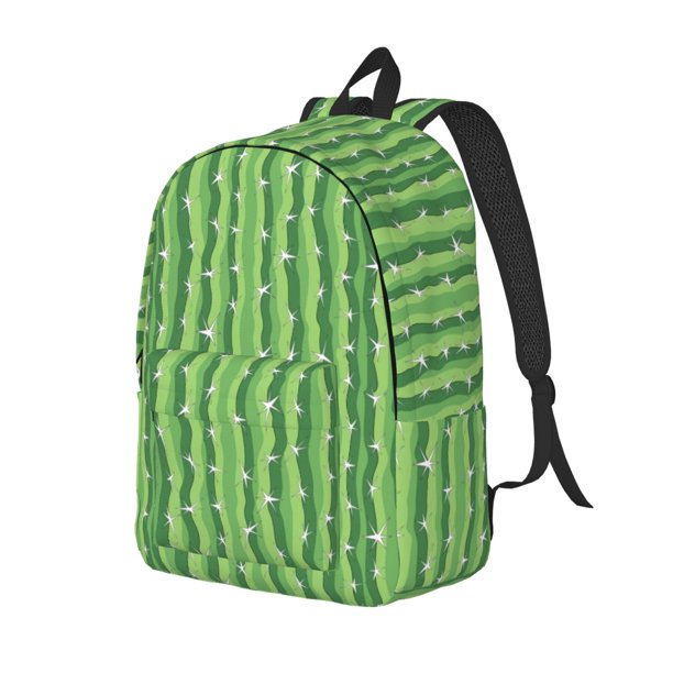 Disketp Cactus Mochila de Lona Estampada, Mochila Escolar de Viaje Ligera para Estudiantes y Portátil-Small