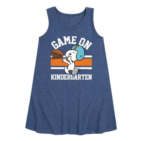 

Peanuts - Game On Kindergarten - Toddler and Youth Girls A-line Dress