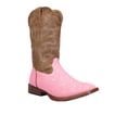 thumbnail image 2 of Roper Girls Glitter Square Toe Pull On Cowboy   Mid Calf Boots, 2 of 5