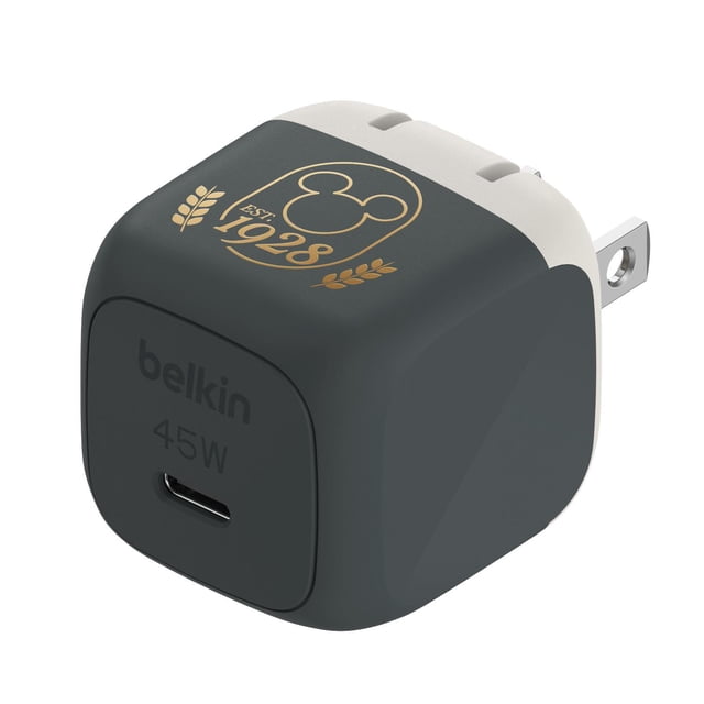 Cargador De Pared 45W USB-C Mickey Belkin negro