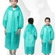 thumbnail image 2 of EVC Impermeable infantil de moda para exteriores Impermeable de viaje Impermeable transparente grueso para adultos, 2 of 6