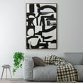 thumbnail image 2 of Prosperous Elements V10 Framed Premium Gallery Wrapped Canvas - Ready to Hang - 17 x 25 - Walnut Floating Frame, 2 of 9