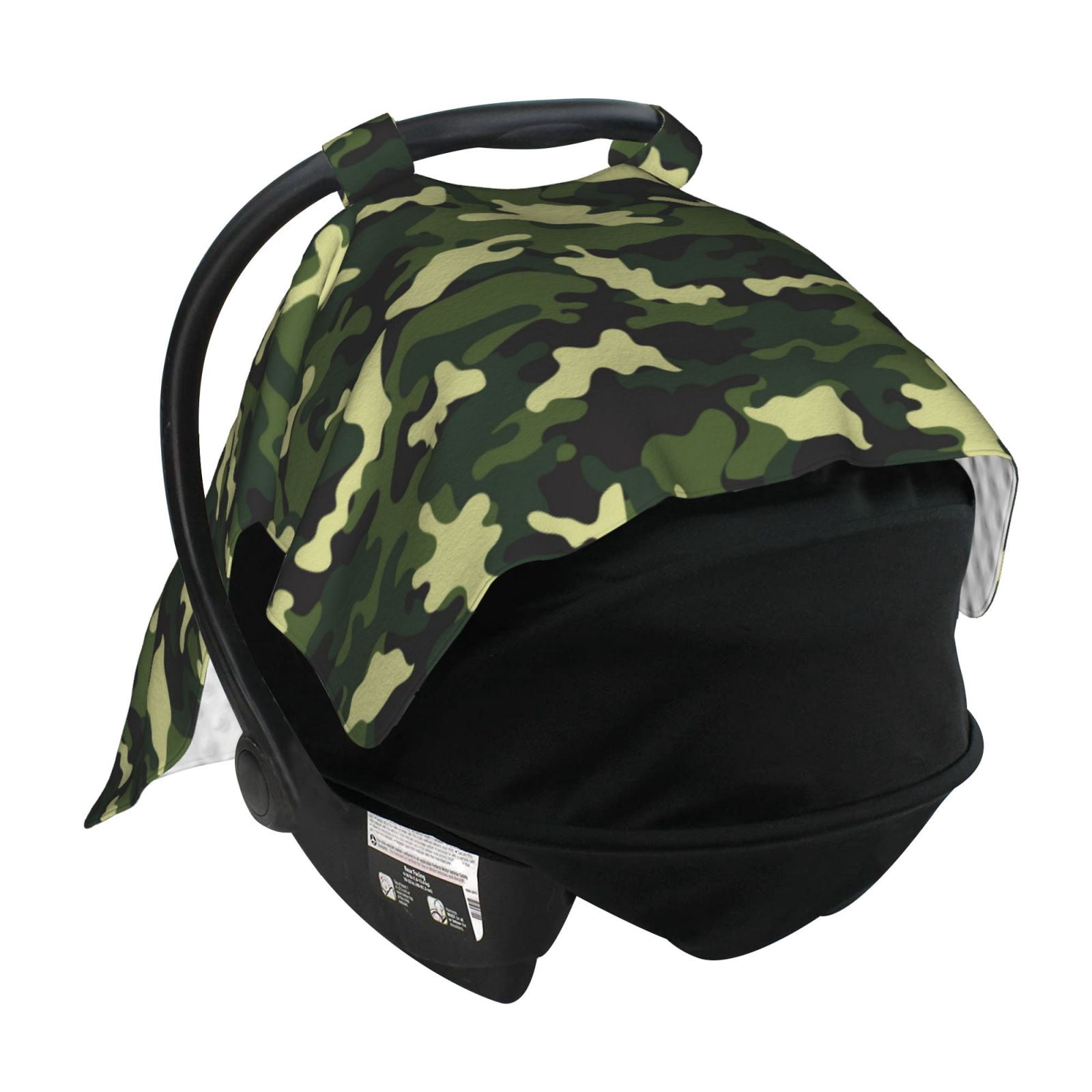 Car Seat Cover Baby - Green Camouflage Classic Breathable Infant Car Seat Cover for Baby Carseat, Lightweight Comfort Baby Essentials Must Haves Newborn Stuff for Girl Boy