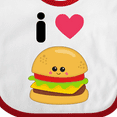 thumbnail image 4 of Inktastic I Love Cheeseburgers Boys or Girls Baby Bib, 4 of 4
