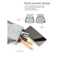thumbnail image 4 of Gustave Small Crossbody Bag Cell Phone Purse Wallet Canvas Messenger Shoulder Handbag Lightweight Travel Pouch for Women with Adjustable Strap "Gray", 4 of 8