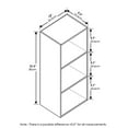 thumbnail image 3 of Furinno Luder Bookcase / Book / Storage , 3-Tier, Frenck Oak, 3 of 5